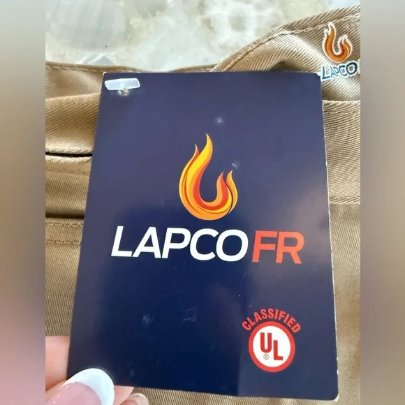 NWT! LAPCO FR Khaki Cargo Pants - Picture 6 of 8